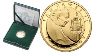Polska. 100 złotych 2005 Jan Paweł II - ZŁOTO