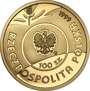 III RP. 100 złotych 1999 Jan Paweł II Papież Pielgrzym