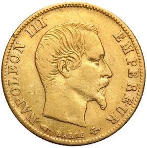 Francja Napoleon III 5 franków 1860 A Paryż