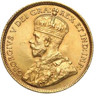 Kanada 5 dolarów 1913 Jerzy V 