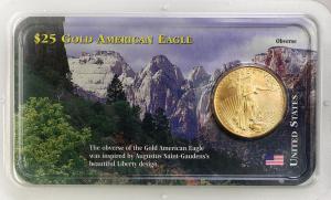 USA 25 $ dolarów 1999 (1/2 uncji złota) / oryginalny blister
