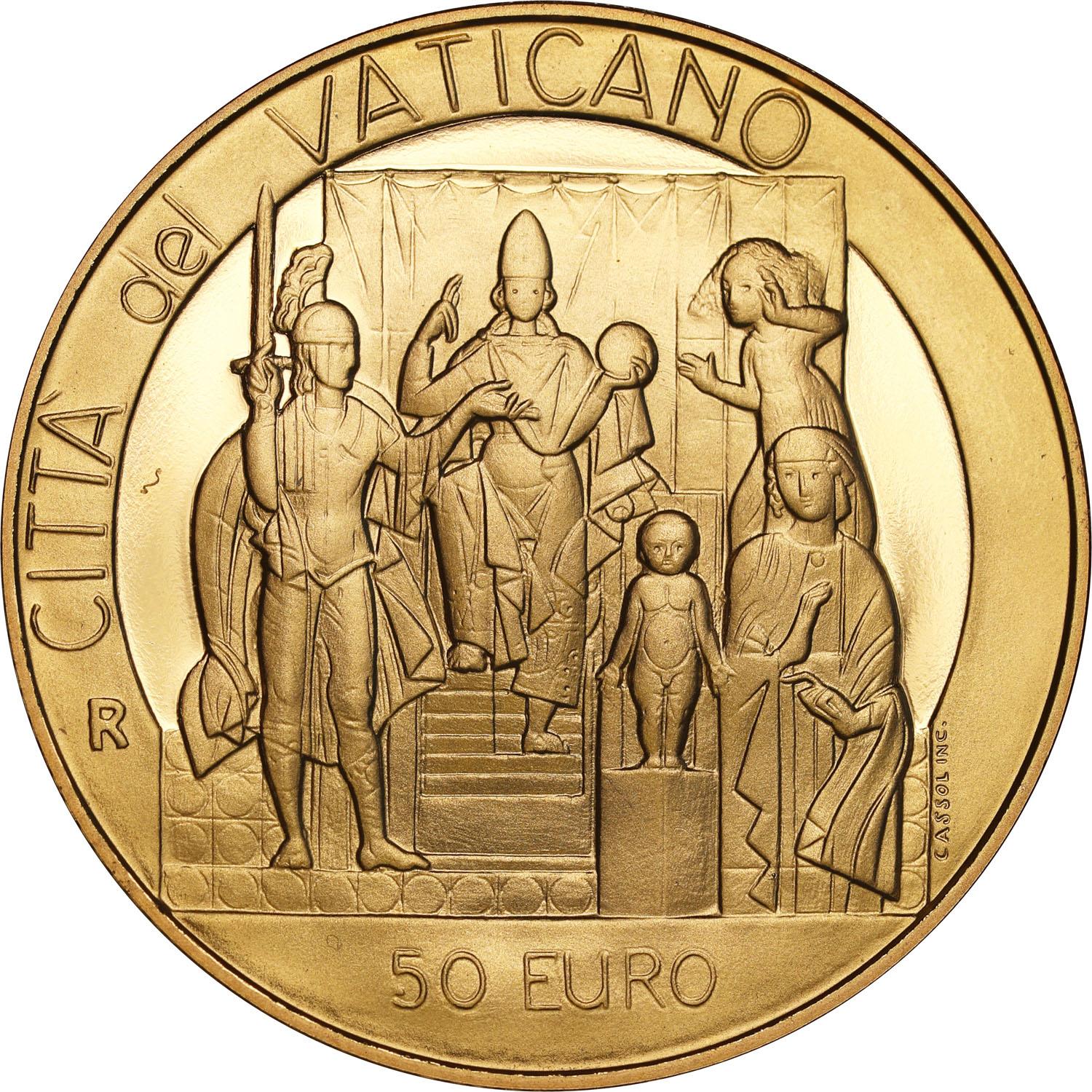 Watykan. 50 Euro 2004 Jan Paweł II - 26 Pontyfikat ZŁOTO
