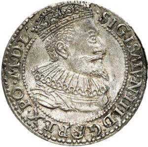 Zygmunt III Waza. Szóstak (6 groszy) 1596, Malbork - PIĘKNY