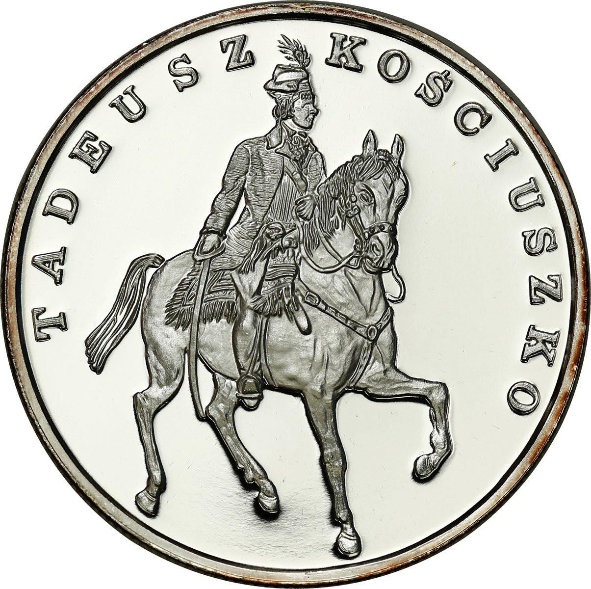 III RP. 100.000 złotych 1990 Kościuszko - Mały Tryptyk