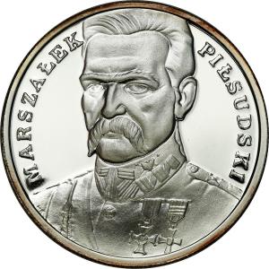 III RP. 100.000 złotych 1990 Piłsudski - Mały Tryptyk