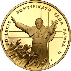 III RP 200 zł 1998 Jan Paweł II 20-lecie Pontyfikatu st. L