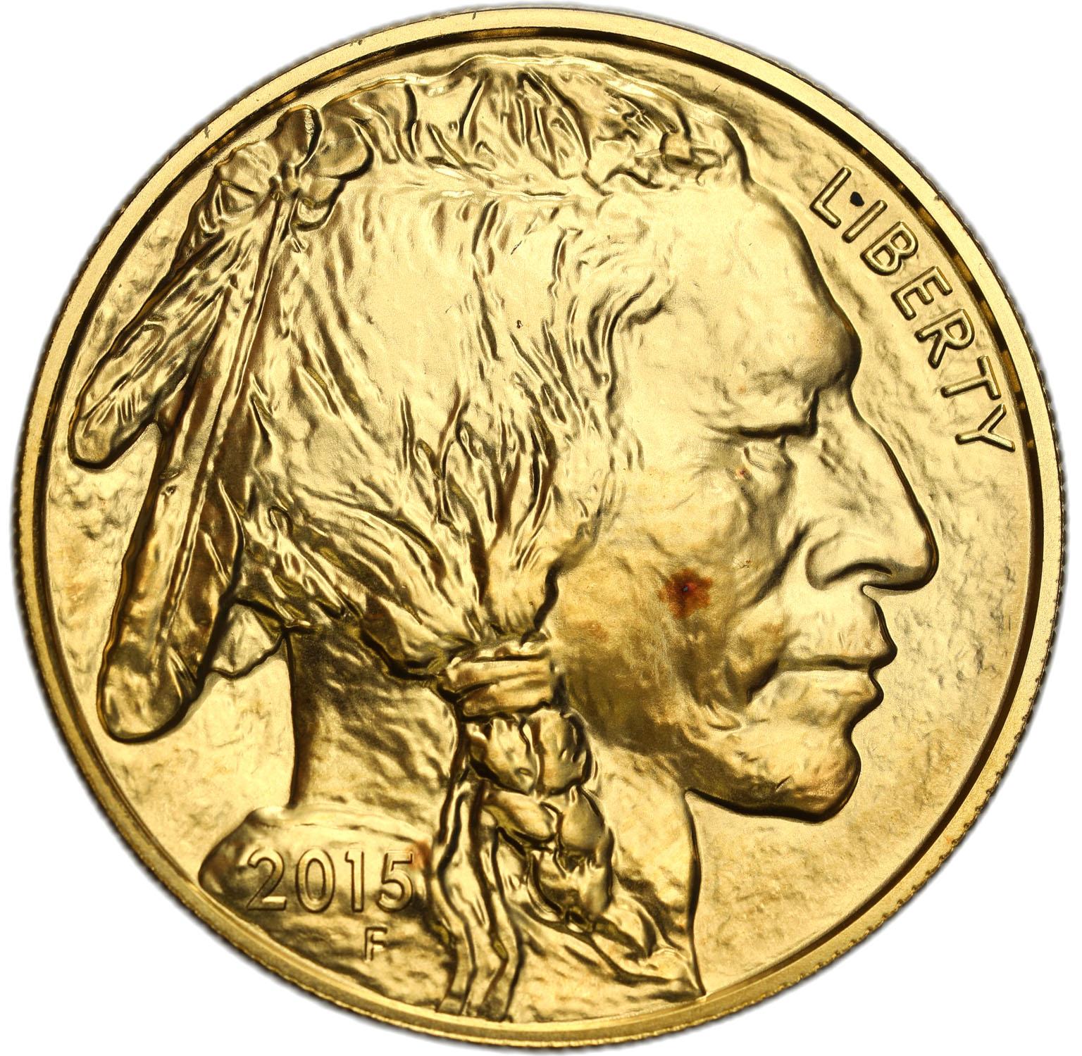 USA. 50 dolarów 2015 BIZON (Buffalo) - uncja złota