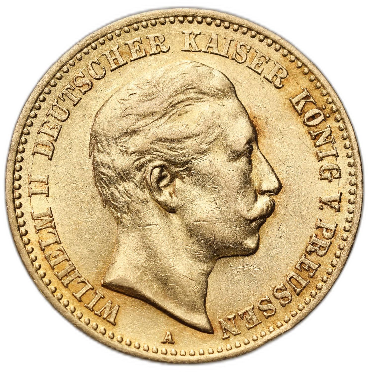 Niemcy. Wilhelm II 10 Marek 1905 A, Berlin 