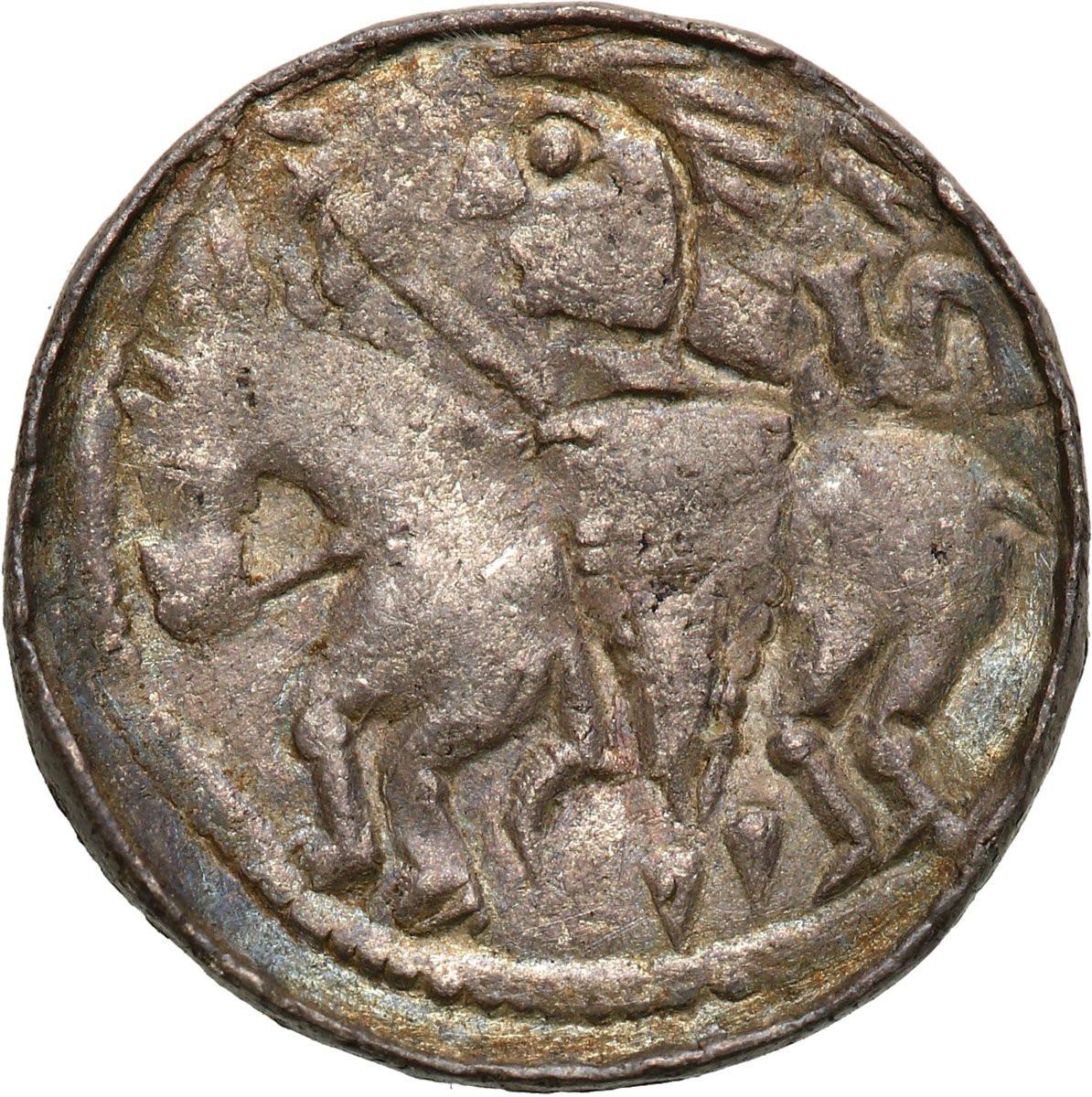 Bolesław II Śmiały (1058-1080). Denar książęcy, Kraków - z tarczą