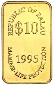 Palau. 10 dolarów 1995 Syrena