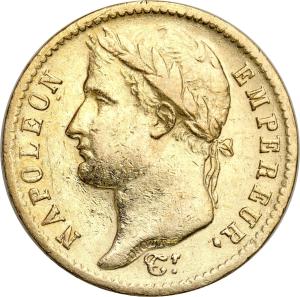 Francja, Napoleon Bonaparte (1804–1815). 20 franków 1811 A, Paryż
