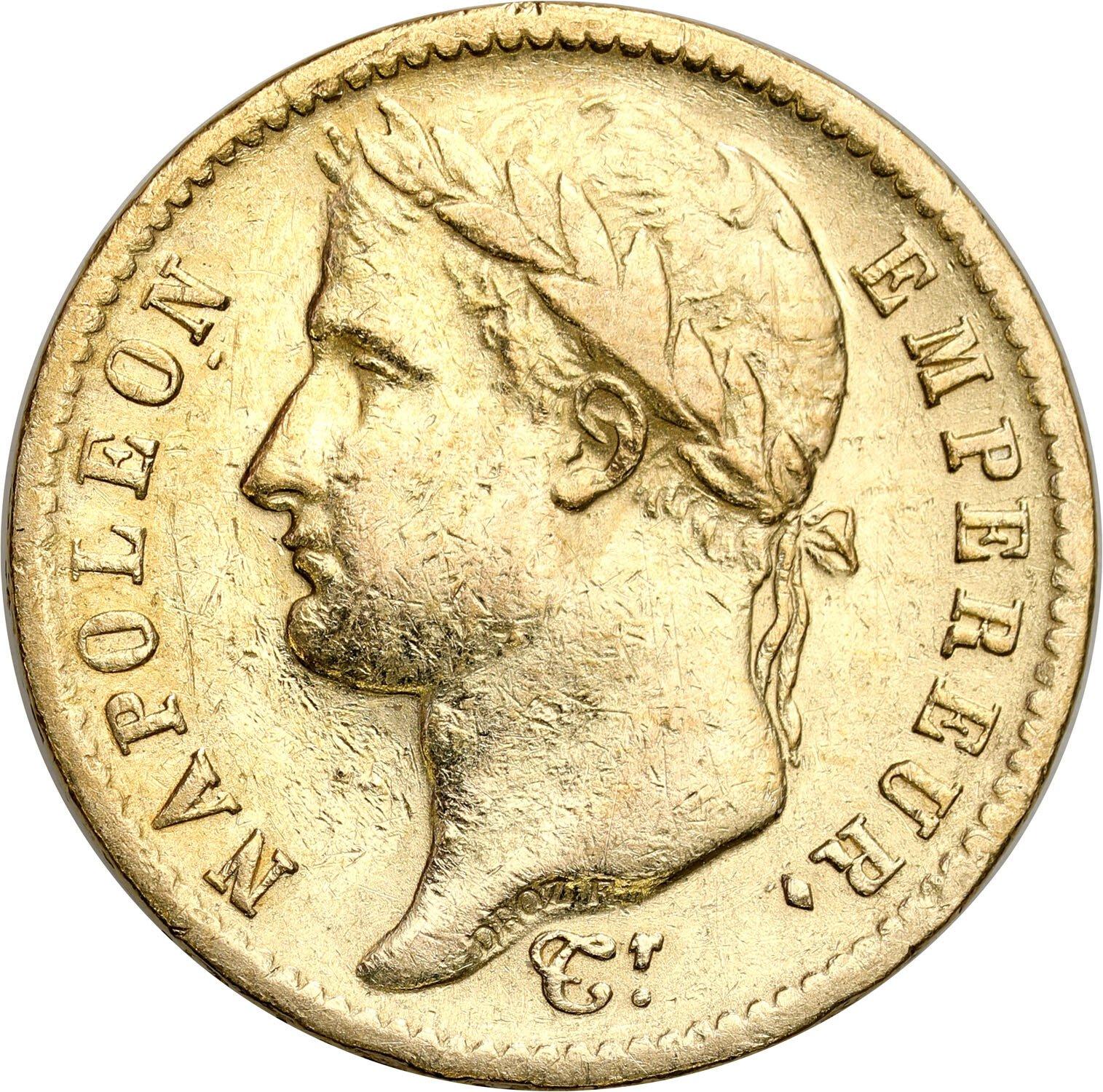 Francja, Napoleon Bonaparte (1804–1815). 20 franków 1811 A, Paryż