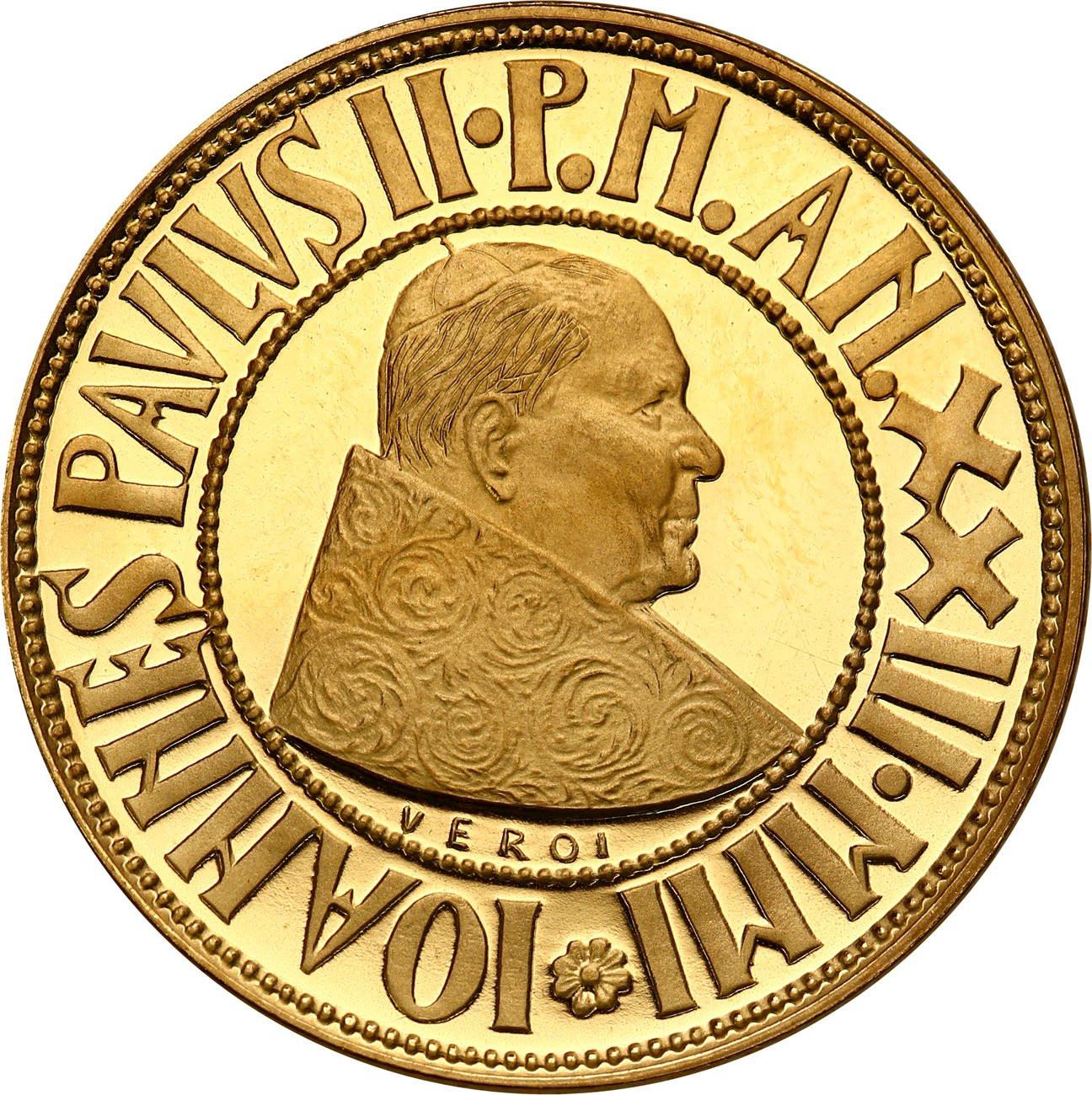 Watykan. Jan Paweł II 2001 50000 lirów st. L stempel lustrzany