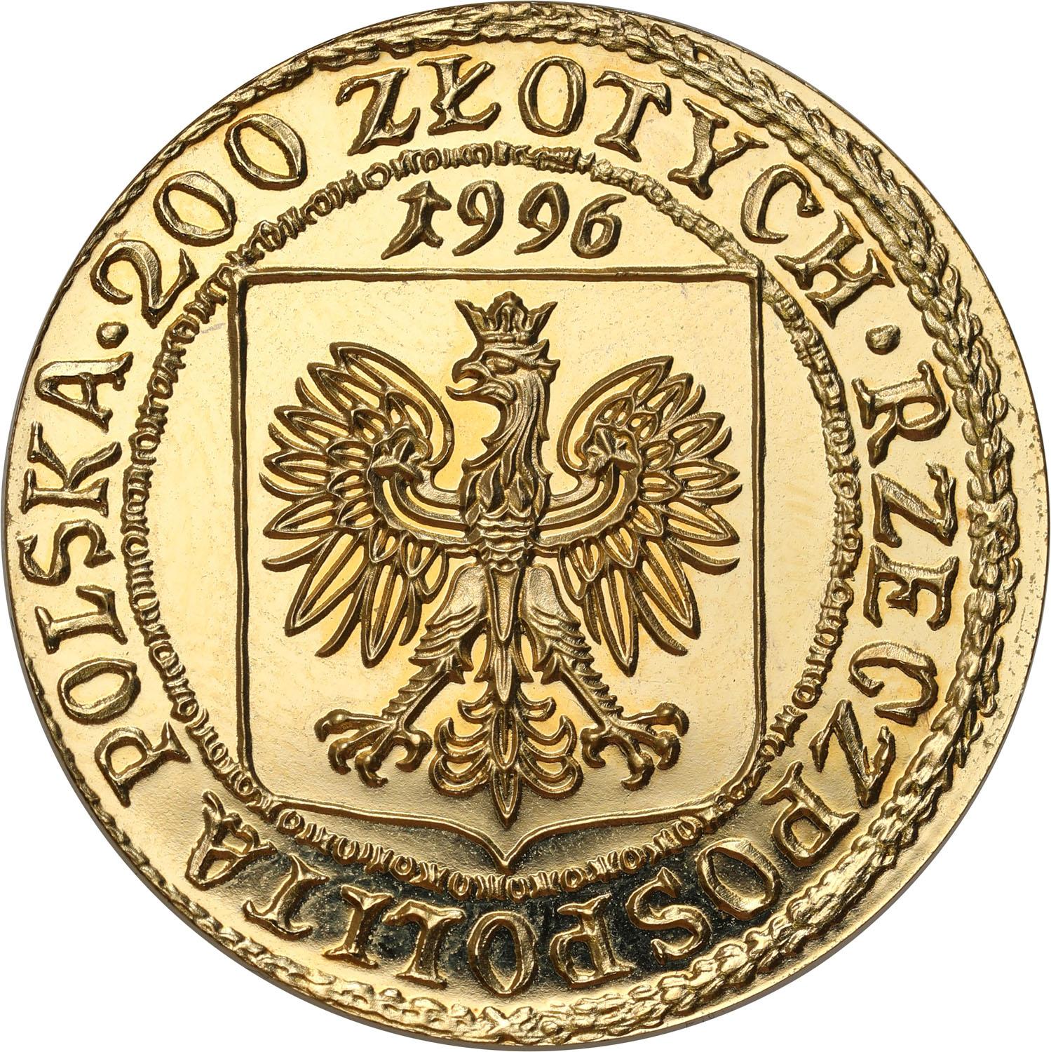 200 złotych 1996 Tysiąclecie Miasta Gdańska (997-1997)
