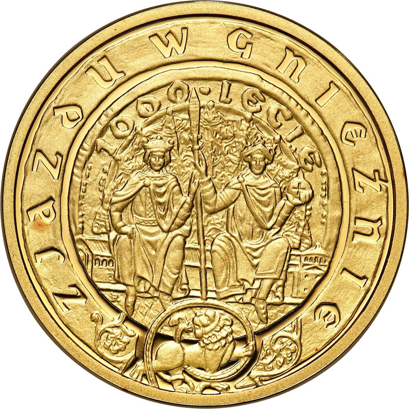 100 złotych 2000 Zjazd w Gnieźnie - małe Gniezno