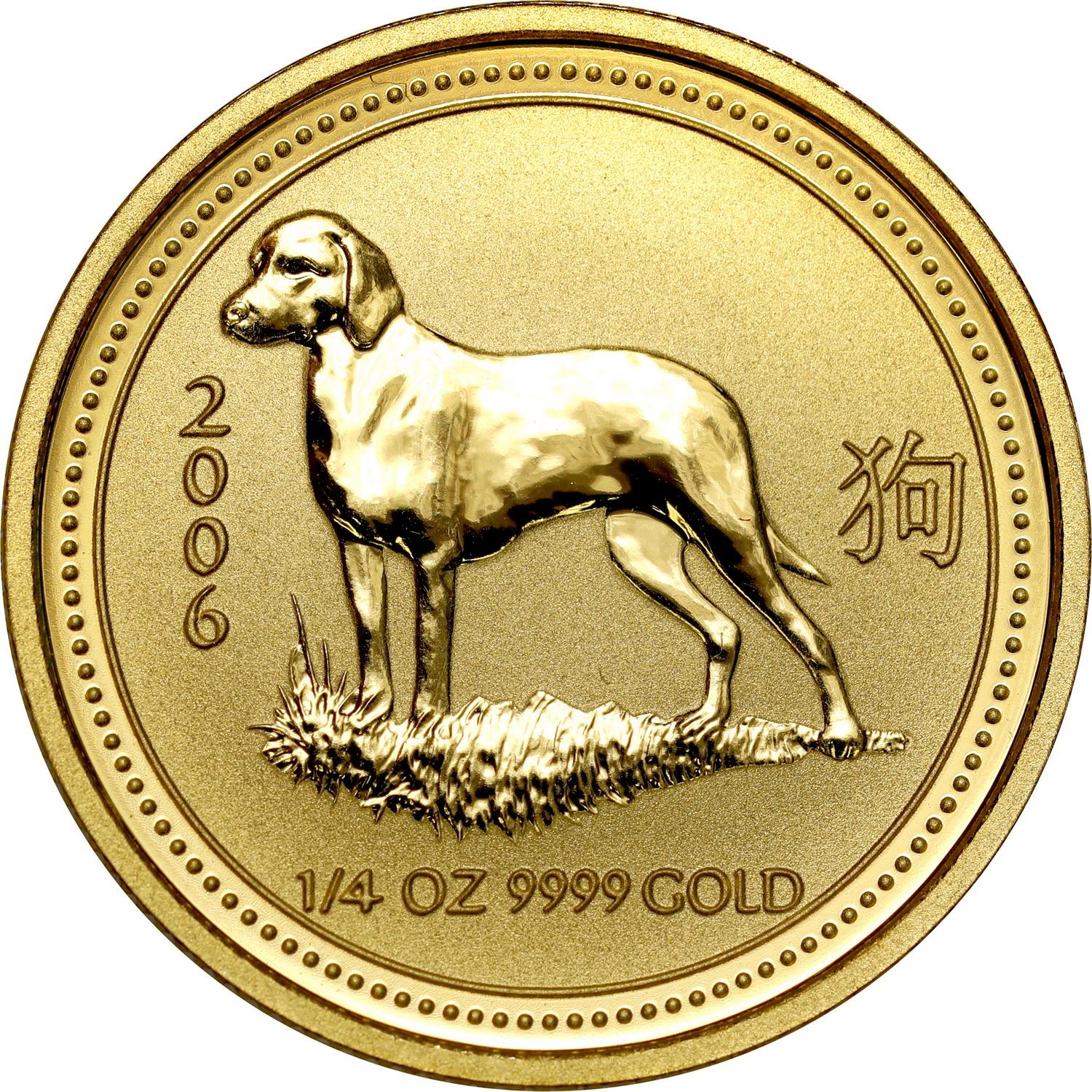 Australia 25 dolarów 2006 Rok PSA - 1/4 uncji złota