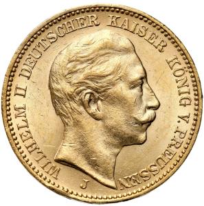 Niemcy. Prusy Wilhelm II 20 Marek 1912 J, Hamburg