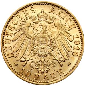 Niemcy Prusy 10 Marek 1910 A, Berlin - PIĘKNE