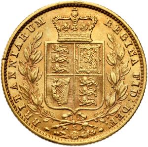Wielka Brytania. Wiktoria Suweren (Funt) 1877