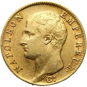 Francja, Napoleon Bonaparte (1804–1815). 20 franków 1806 A, Paryż