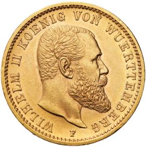 Niemcy, Wirttembergia. 20 marek 1900 F, Stuttgart - PIĘKNE