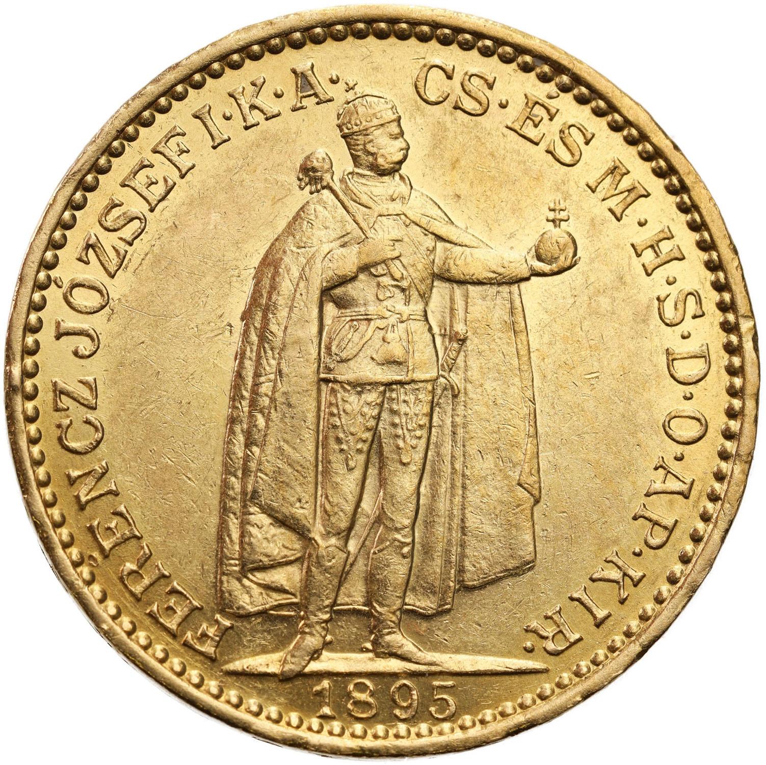 Austria. Franciszek Józef I. 20 Koron 1895 - PIĘKNE