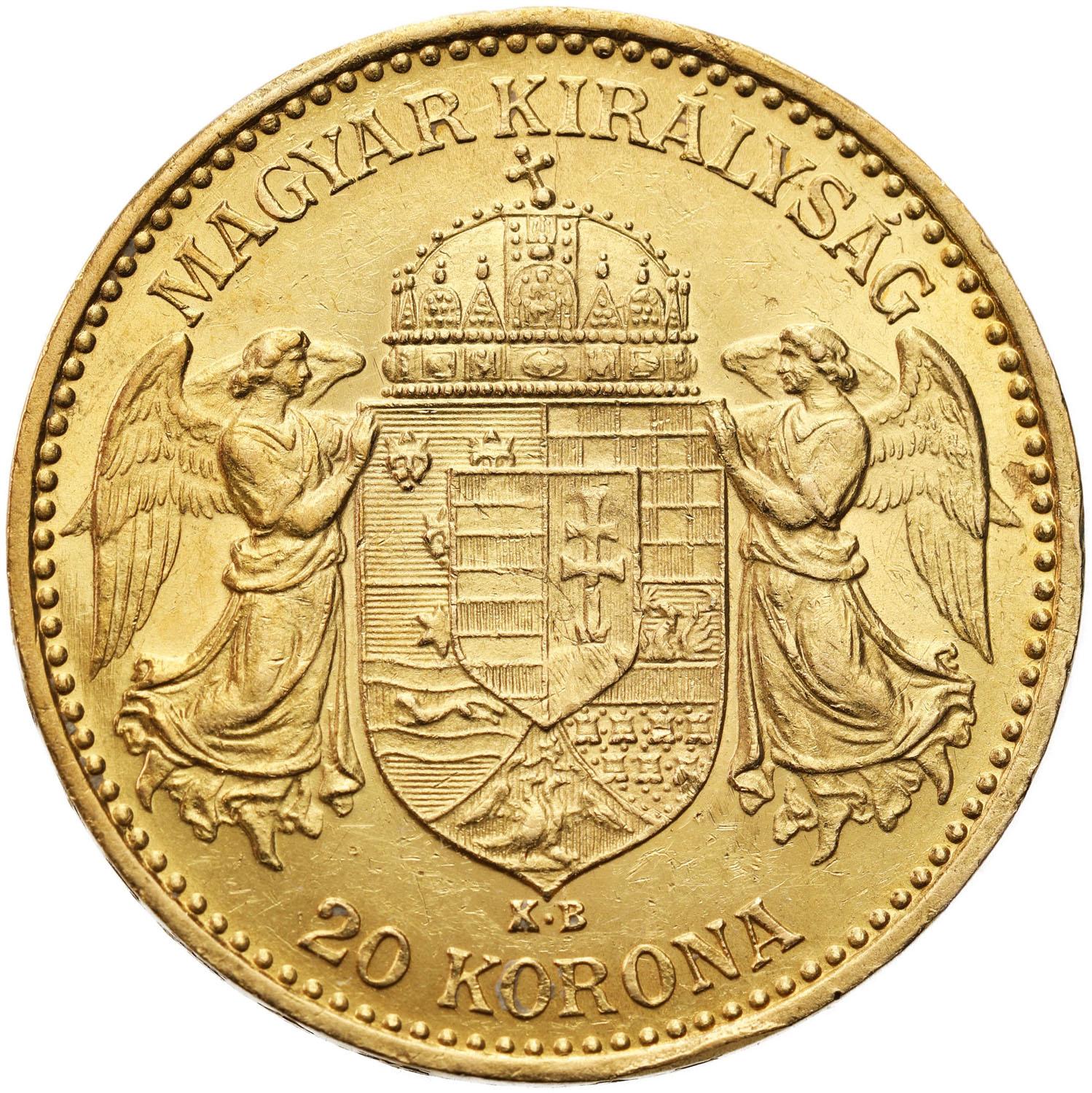 Austria. Franciszek Józef I. 20 Koron 1895 - PIĘKNE