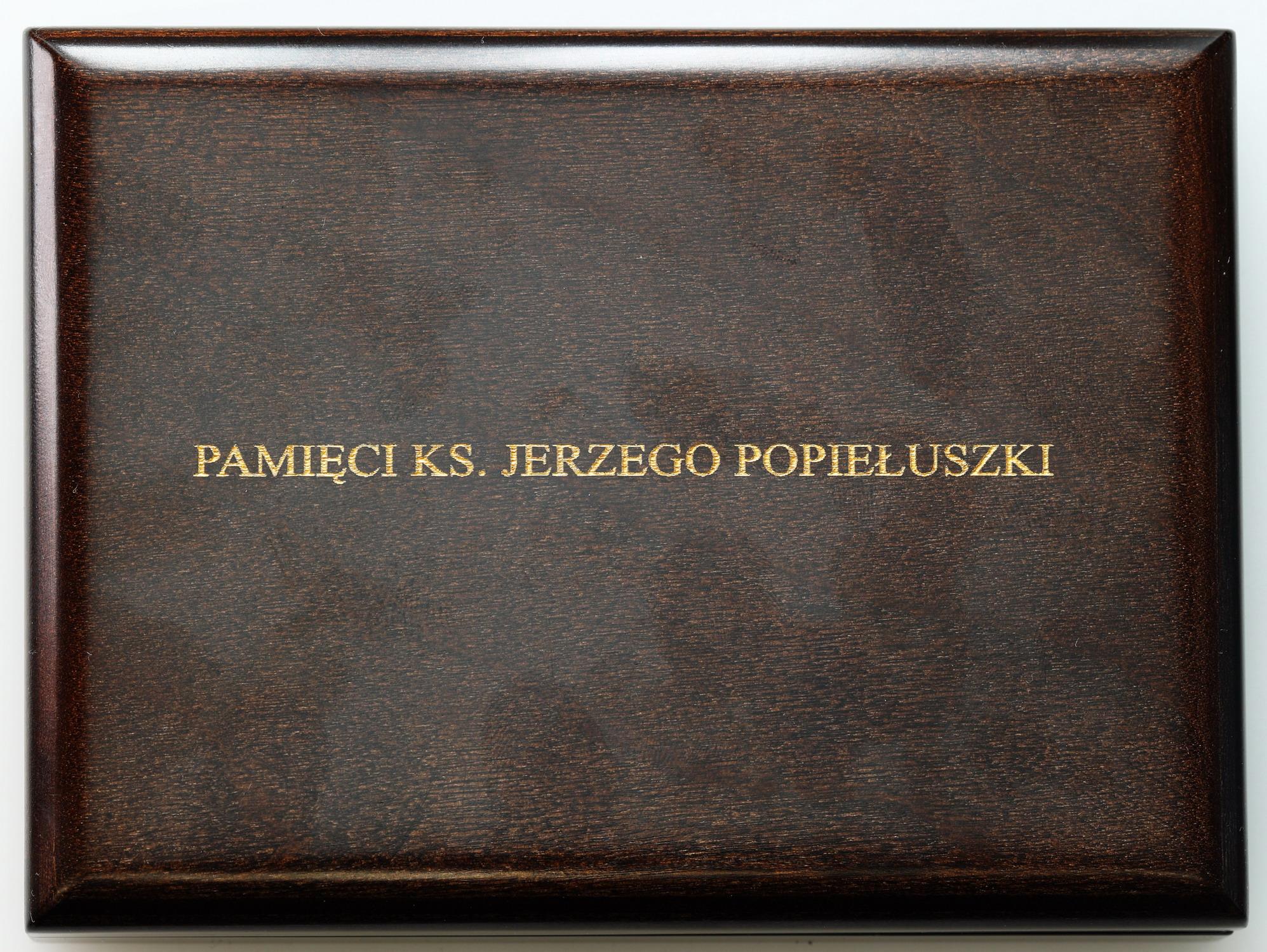 Polska zestaw 3 monet. Pamięci Księdza Jerzego Popiełuszki ZŁOTO + SREBRO