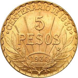 Urugwaj 5 Pesos 1930