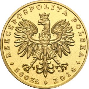 500 złotych 2018 Orzeł Bielik odzyskanie niepodległości - 1 uncja złota