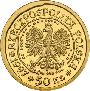 50 złotych 1997 Orzeł Bielik – 1/10 UNCJI ZŁOTA