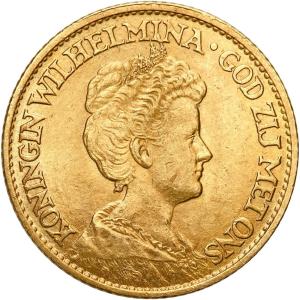 Holandia. 10 Guldenów 1913 Wilhelmina