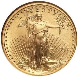 USA 5 $ dolarów 2004 - 1/10 uncji złota - NGC MS69