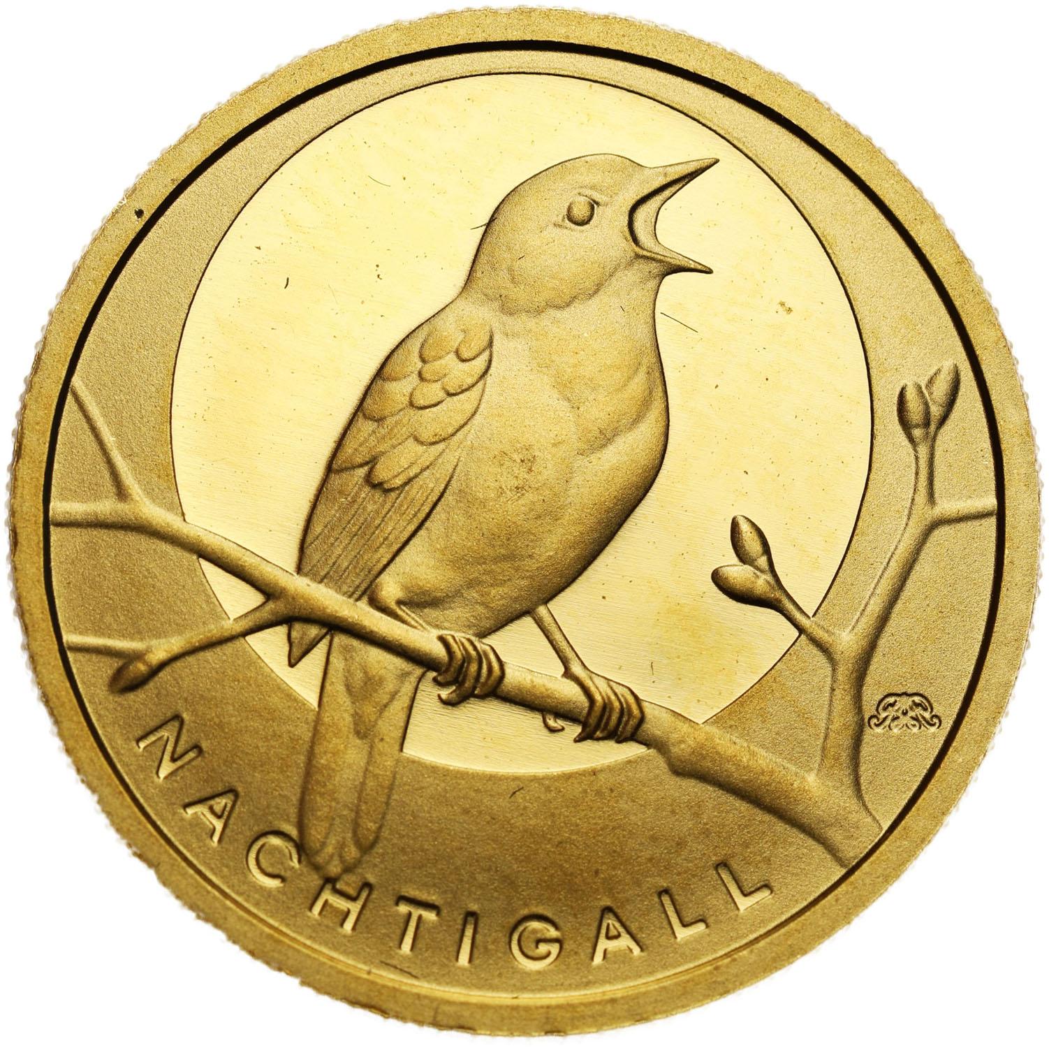 Niemcy 20 euro 2016 Ptaki Niemiec - słowik