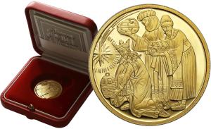 Andora 25 dinarów 2013 Pokłon Trzech Króli ZŁOTO