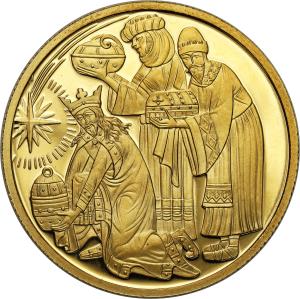 Andora 25 dinarów 2013 Pokłon Trzech Króli ZŁOTO