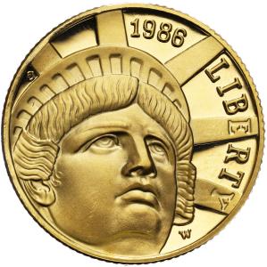 USA 5 dolarów 1986 Liberty - ZŁOTO