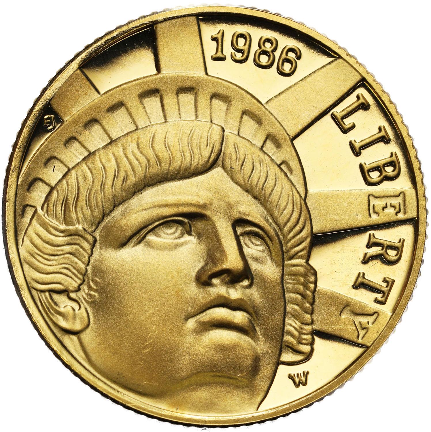 USA 5 dolarów 1986 Liberty - ZŁOTO