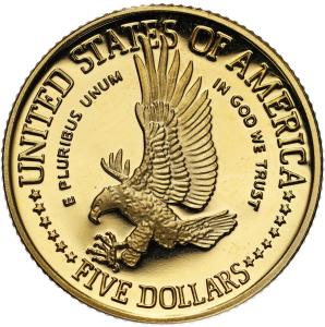 USA 5 dolarów 1986 Liberty - ZŁOTO