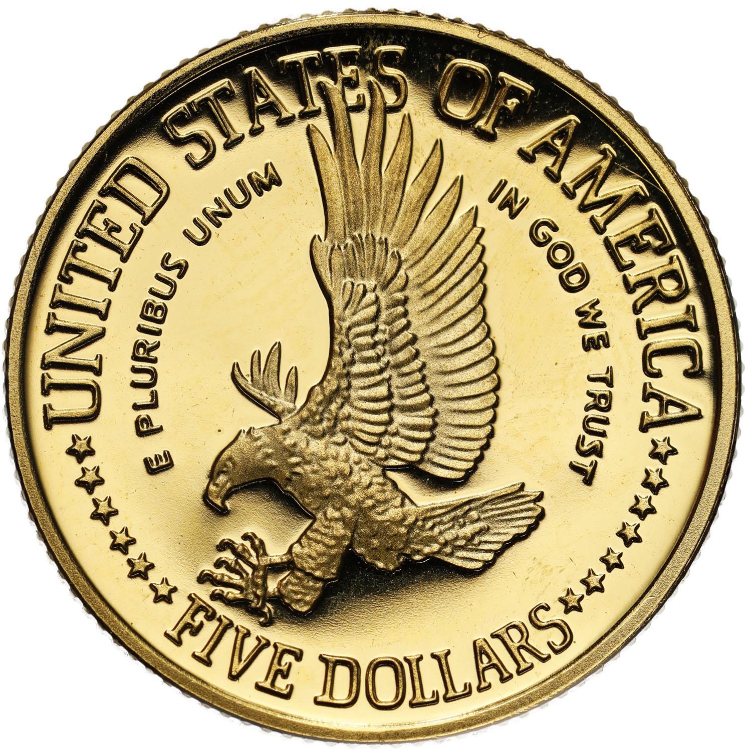 USA 5 dolarów 1986 Liberty - ZŁOTO