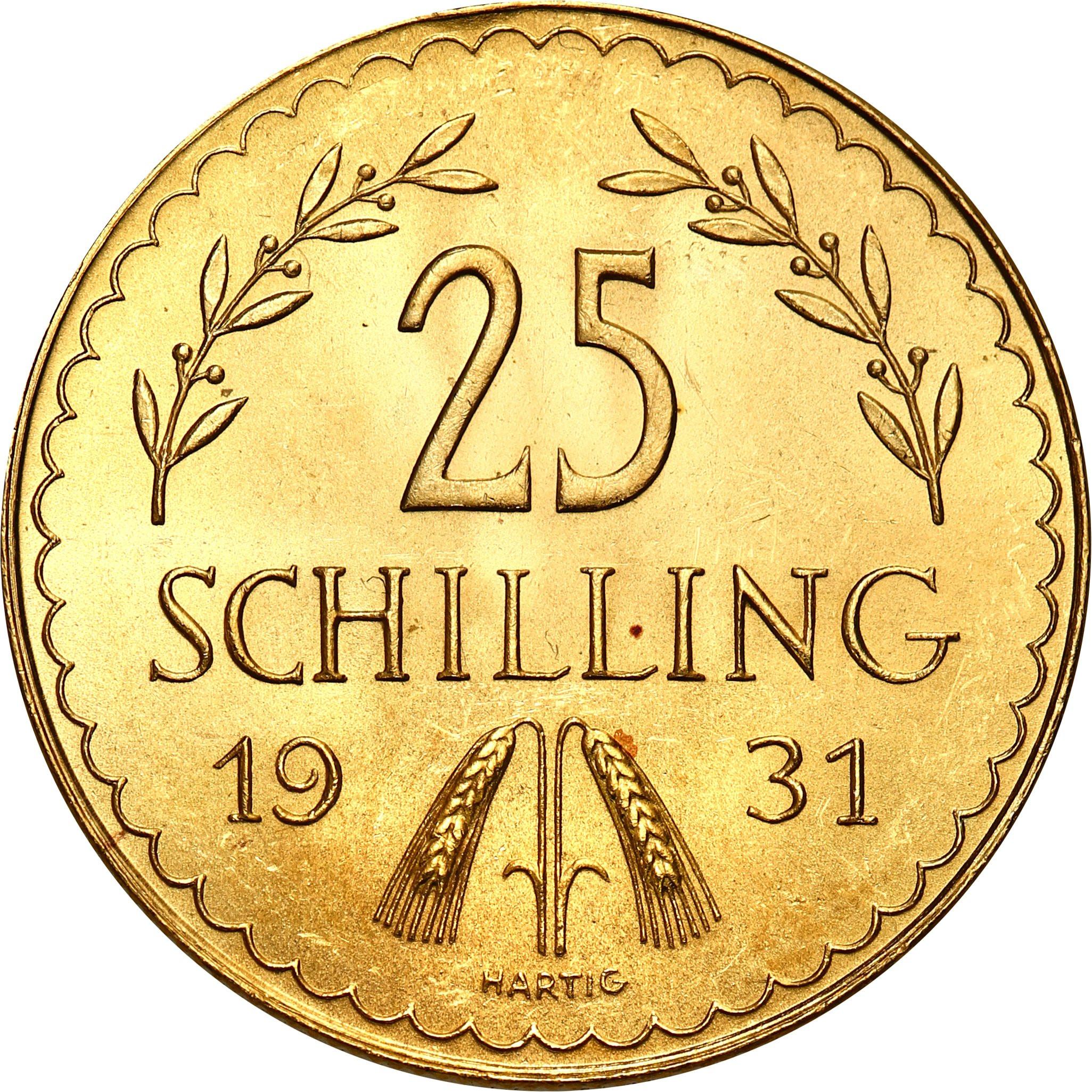 Austria. 25 szylingów 1931 Wiedeń