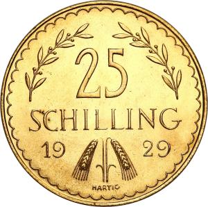 Austria. 25 szylingów 1929 Wiedeń