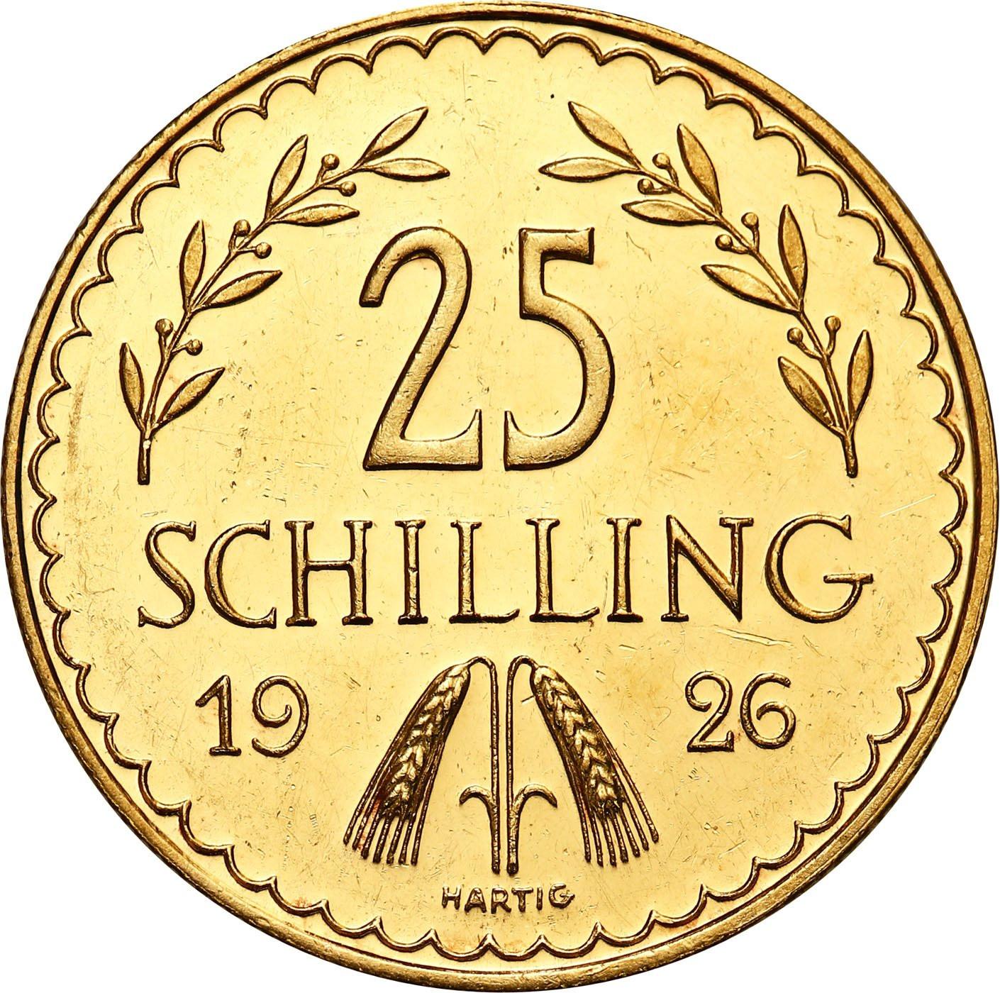 Austria. 25 szylingów 1926 Wiedeń
