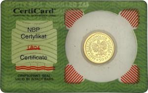 50 złotych 1995 Orzeł Bielik - 1/10 uncji złota