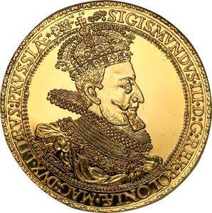Polska Zygmunt III Waza - Donatywa trzydukatowa 1614 Gdańsk