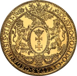 Polska Zygmunt III Waza - Donatywa trzydukatowa 1614 Gdańsk