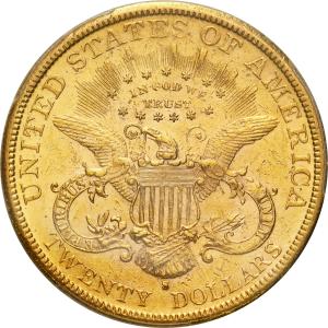 USA 20 dolarów 1882 S San Francisco PCGS MS61 RZADKA