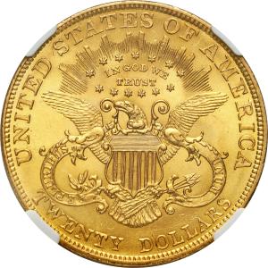 USA 20 dolarów 1904 Filadelfia NGC MS63
