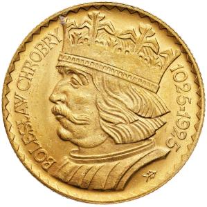II RP. 10 złotych 1925 Bolesław Chrobry - PIĘKNE