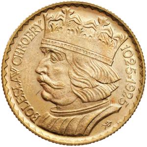 II RP. 10 złotych 1925 Bolesław Chrobry - PIĘKNE